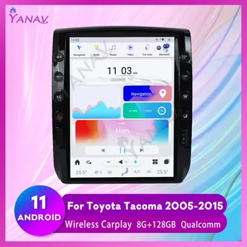 Автомобилно Радио Qualcomm За Toyota Tacoma 2005-2015 Мултимедиен Плейър GPS Навигация Авто Стерео Приемник Безжично Главното Устройство Carplay