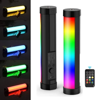 LUXCEO RGB LED Фотографско осветление P100 Видеосветильник за фотография Селфи с дистанционно управление за видео блог на YouTube