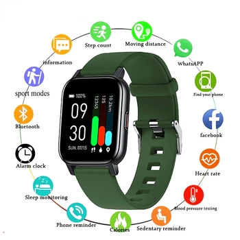 За Xiaomi Huawei smart-часовници фитнес следи с пульсометром, монитор сън, сензорен екран, умни часовници за жени и мъже
