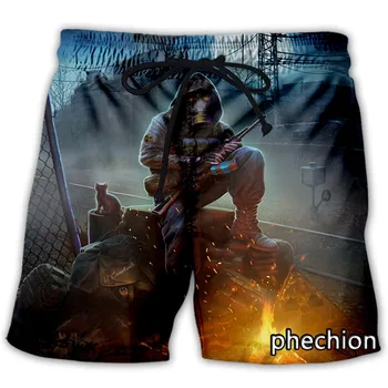 phechion/Нови Мъжки/Дамски Ежедневни Панталони с 3D Принтом в стил Сталкер 