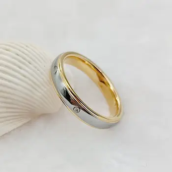 Сега вольфрамовое пръстен, на едро, дизайнерски модни бижута с високо качество, парни бани годежни пръстени с фианитами за мъже И жени