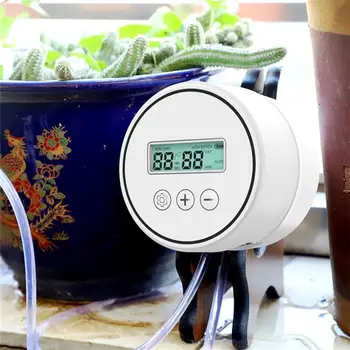 Интелигентна система за капково напояване на градината, устройството автоматично таймер за поливане на закрито, комплекти контролери за поливане за дома, ползване в саксии