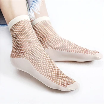 1 чифт секси женски чорапи в рибарска мрежа, дишаща прозрачен открито отглеждане, сладки мрежест чорап в стил Лолита, дамски чорапи, подпори за cosplay