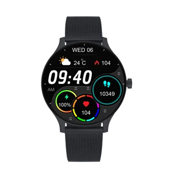 Спортни смарт часовници BlueNEXT, водоустойчиви часовници с резолюция HD IP67, гривна за наблюдение на сърдечната честота, налягане и кръв