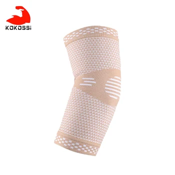 Kokossi 1 бр. налокотник за баскетбол Компресиране поддръжка на тенис лакътя и вдигане на тежести голфъри, Облекчение на болки при артрит лакътя