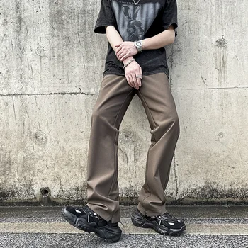 Улични панталони за мъже, пролет-лято, новите модни корейски директни провиснал обикновена ежедневни панталони сиво, каки, черен