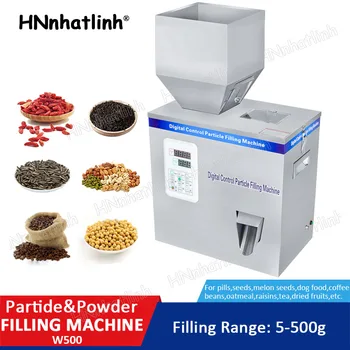 Автоматична машина за претегляне на прах тегло 5-500 г, Машина за количествена опаковане на кафе на прах, гранули, семена