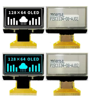 IPS 1,3-инчов 30-пинов Син/бял OLED-дисплей SSD1306 с паралелен интерфейс IC/SPI/I2C 128*64