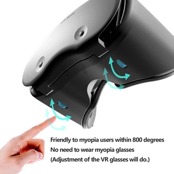 VRG Pro X7 Metaverse 3D VR Слушалки Широкоъгълни Умни Очила за Виртуална Реалност Каска за 5-7-инчов Смартфон Бинокъл