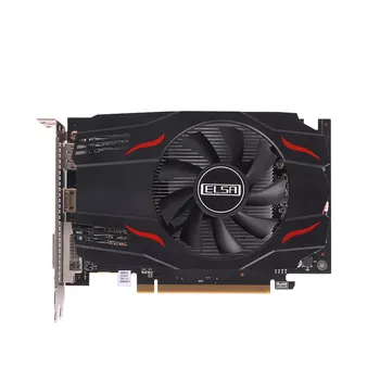 ЕЛЗА Изцяло нова графична карта AMD GPU Radeon RX 550 4G GDDR5 128 bit 14 нм, компютърни игри графични карти за КОМПЮТЪР