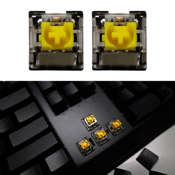 2 бр./компл. Механична клавиатура RGB Yellow Switches Shaft за игрални Клавиатури Razer-Blackwidow V3 Pro Директен Доставка