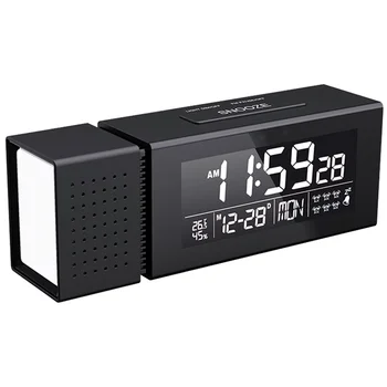 Нощен led аларма с температура, цифрови календарни часовник