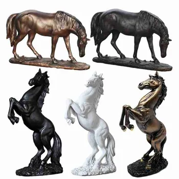 Бижута от смола, статуята на коня, декорации, креативни начало декор във формата на кон, занаяти за всекидневната, декоративни аксесоари, подаръци