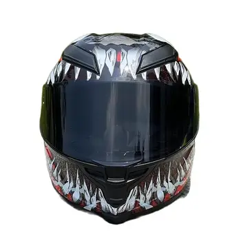 Мотоциклет шлем с пълно лице, индивидуален предпазна каска за зимен сезон, Capacetes De Motociclista, мотоциклет за мъже и жени