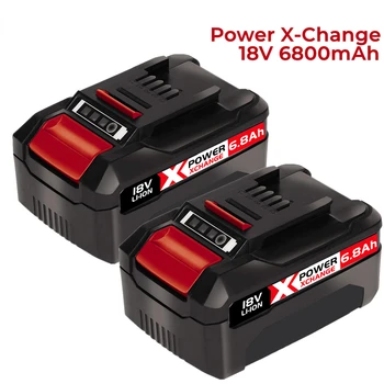 X-Ändern 6800mAh ерзац head für Einhell Power X-Ändern Batterie Kompatibel mit Alle 18V Einhell Werkzeuge batterien mit Led-anzeige