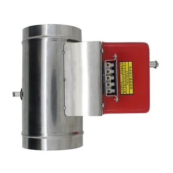 Електронна клапата комина клапата за печной тръби 80-400 мм, моторизованная клапата, висока ОВК vmc, вентилация на въздуховоди