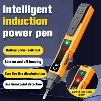 Дръжка-детектор на непрекъснато напрежение VD806 Безконтактен индуктивен измерване на напрежение ac/dc Електрически Компактен писалка-молив за проверка на напрежението на батерията