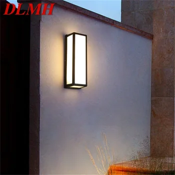 DLMH улични класически стенни аплици, led водоустойчиви лампи IP65 за украса на дома тераси.