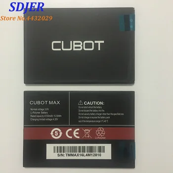 100% Нова батерия CUBOT MAX 4100 mah Взаимозаменяеми резервна батерия за мобилен телефон CUBOT MAX В наличност