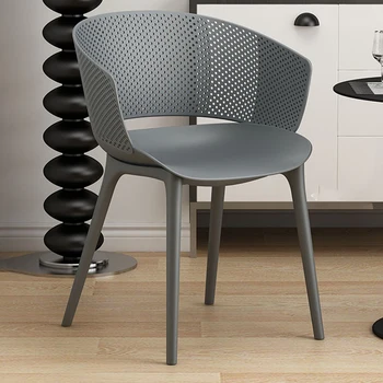 Nordic Фоайе Трапезария столове Accent Mobile Луксозен Кухненски стол за градина и Модерни минималистичные шезлонги, Мебели за зала FY25XP