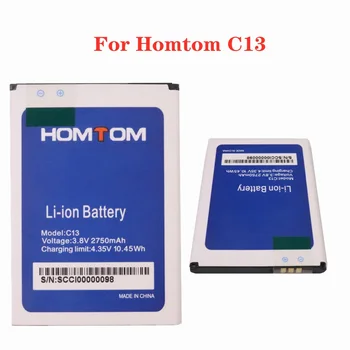 Нов, 100% Оригинални За HOMTOM C13 C 13 Батерия с голям Капацитет За Мобилен телефон, Сменяеми батерии Bateria 