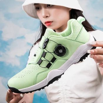 Нова висококачествена обувки за голф, градинска жените имат противоплъзгаща водоустойчив, спортни обувки, дамски обувки за тренировка на голф, размер 36-46