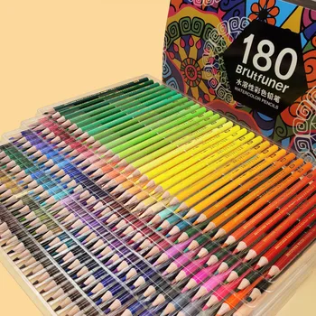 48/72/120/160 Цветен водоразтворим цветен молив, ръчно рисувани, дръжка-за оцветяване на графитите, изобразително изкуство, детски пособия за рисуване