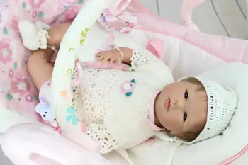 Ново записване, NPK reborn baby dolls, мек силикон, винил, сега нежно докосване, bebe, коледен подарък за новородено