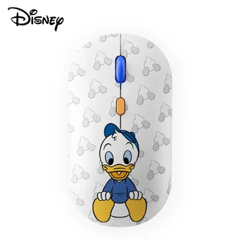 Disney Donald Duck Скъпа зарядно устройство ще захранване на безжичната мишка 2,4 G, креативна Bluetooth офис игра, мини-тъпо Компютър, аксесоари за PC Геймър