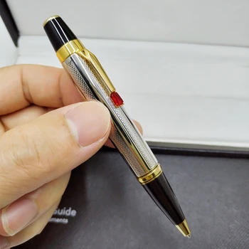 луксозна сребро/черна mini-химикалка писалка MB за бизнес офис канцеларски Джоб писалка за попълване на записи за Подарък