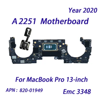 Замяна За Macbook Pro A2251 Логическа такса С идентификатор 2020 13