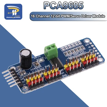 PCA9685 16-Канален 12-битов Драйвер PWM/серво-модул Интерфейс, I2C за модул Raspberry Pi Shield Серво Shield За Arduino Сам Kit