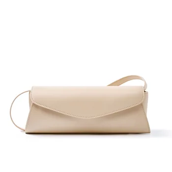 Дамски подмышечная чанта от спилка, многофункционална дамска чанта за през рамо, однотонная проста жена квадратна модерна чанта-месинджър
