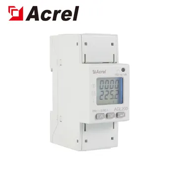 Acrel ADL200 10 (80) A Din-рейк, монофазни монитор на електрическа енергия, дигитален брояч на енергия в кВтч