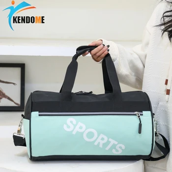 Модерна спортна чанта за фитнес, мъжка чанта с голям капацитет, лек и водоустойчив преносим trend случайни раница за жени