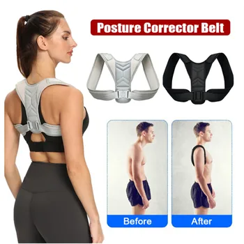 Медицински Регулируема Коректор стойка за гърба, Лумбална корсет на гърба Коланът за подкрепа на гърба, раменния пояс, за мъже, женски бандаж за изправяне стойка