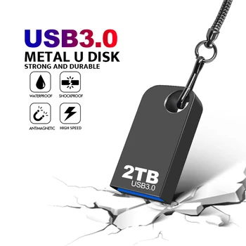 Супер МИНИ USB 3.0 Флаш Памет и 2 TB Високоскоростен Пръчка 1 TB Memoria USB Флаш-Памет 512 GB Cle USB Устройство на Портативен SSD Безплатна Доставка