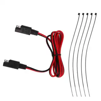 Удлинительный кабел 16AWG SAE-SAE от PVC, медни съединители SAE, кабел за зареждане на батерията с кабелна етаж под за електрически автомобили, велосипеди, скутери
