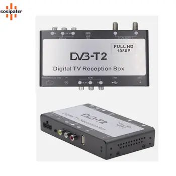 DVB-T2 2 антени Автомобилни Дигитален Авто TV приемник HD HEVC H. 265 Dvbt2 с tdt 180-200 Км/ч, Германия и Испания