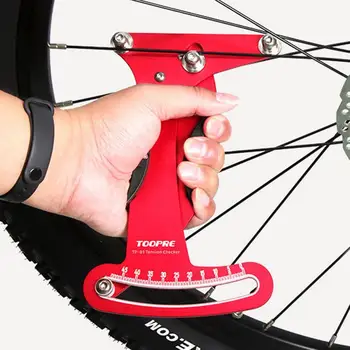 Практичен инструмент за ремонт на спици, работещ с една ръка, инструмент за велосипедни спици от алуминиева сплав, широко използван инструмент за велосипедни спици