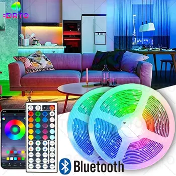 Led Лента Със Задно RGB Bluetooth APP Control, което Променя Цвета на Лампата, USB 5V LED RGB Light, Гъвкава Лампа, Лента, Подсветката на Телевизора, Интериор на Стаята