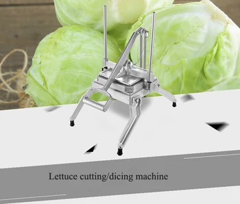 Многофункционален ръчна машина за рязане на плодове и зеленчуци, търговски блокиращите на ленти за рязане на салата, инструмент за хранително-вкусовата промишленост