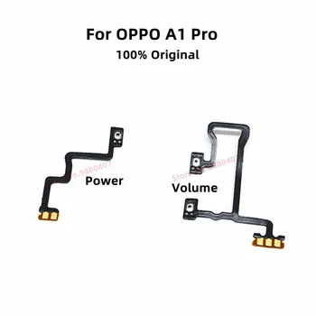 Оригиналът е за OPPO A1 Pro A1pro PHQ110 Бутон за включване Изключване на звука странични бутони Конектор гъвкав кабел, Резервни части