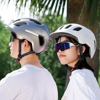 Велосипеден шлем WEST BIKING, Регулируема Сигурен каска за езда, Отразяваща, удароустойчив, защитни съоръжения за велосипеди, електрически скутер