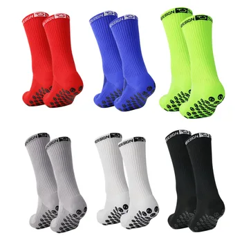 Нескользящие футболни чорапи Мъжки и женски нескользящие футболни колоездене, спортни чорапи 38-46