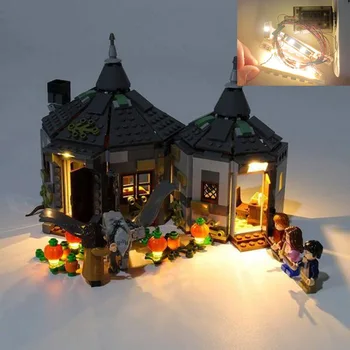 Комплект USB-осветление за строителния набор от LEGO Harry Hagrid's Hut 75947 тухла-не включва модела Lego