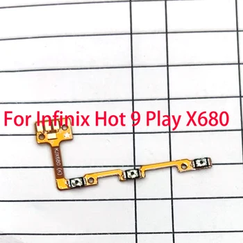 За Infinix Hot 9 Play X680 със страничен бутон за включване, изключване на звука и гъвкав кабел