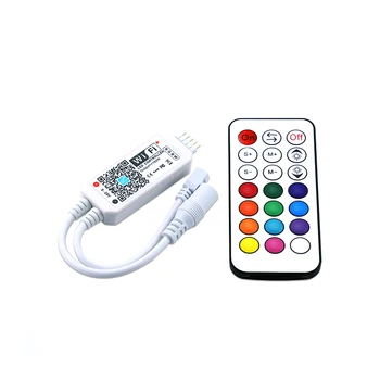 Magic Home DC5V -24V RGB led Wifi контролер; Одноцветный/RGBW/RGBWWW/RGB + CCT WiFi led контролер; За led лента 5050 2835