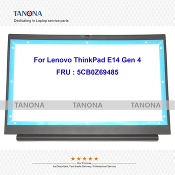 Оригинален Нов 5CB0Z69485 Черен За Lenovo ThinkPad E14 Gen 4 21E3, 21E4, 21EB, 21EC LCD дисплей С преден панел, Декоративни капачки, Рамка B, Bezel