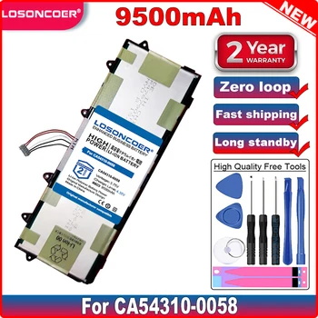 LOSONCOER Батерия добро Качество 9500mAh CA54310-0058 DOCOMO ARROWS Tab F-03G За CA54310-0058 3,75 V Батерия SanErqi